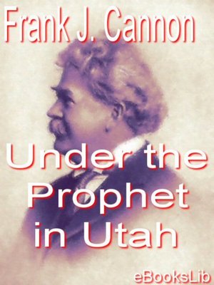 cover image of Under the Prophet in Utah
